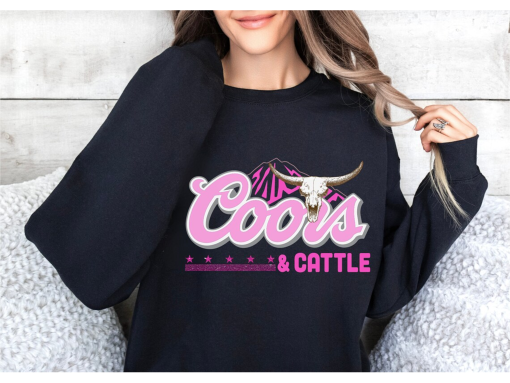 Coors Original Cowboy Sweatshirt, Western Sweatshirt, Rodeo Sweatshirt, The Original Coors Cowboy Sweatshirt, Coors Cowboy Sweatshirt