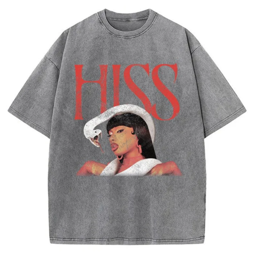 Megan Thee Stallion T-Shirt Hiss Vintage Graphics Fan Tee