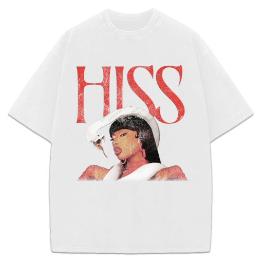 Megan Thee Stallion T-Shirt Hiss Vintage Graphics Fan Tee