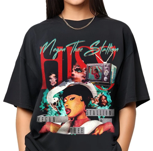 Vintage Megan Thee Stallion Hiss 90s Shirt, Retro Megan Shirt For Fan, Bootleg Rapper Retro Megan Thee Stallion’s Gift For Man And Woman