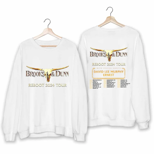 Brooks & Dunn 2024 Tour Shirt For Fan, Brooks And Dunn Vintage Country Concert Shirt, Brooks and Dunn The Reboot 2024 Tour Tee