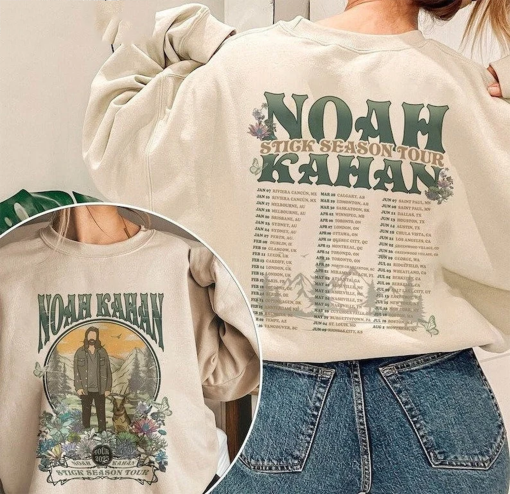 Noah Kahan Stick Season 2024 Comfort Color Shirt, Stick Season tshirt, Noah Kahan Tour,Country Music Shirt, Noah Kahan Shirt