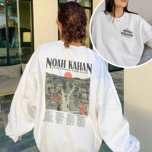 Noah Kahan Sweatshirt Stick Season 2023 Sweatshirt 2 SIDES Noah Kahan Shirt Country Music TShirt Noah Kahan Tour Stick Season Sweatshirt Tee