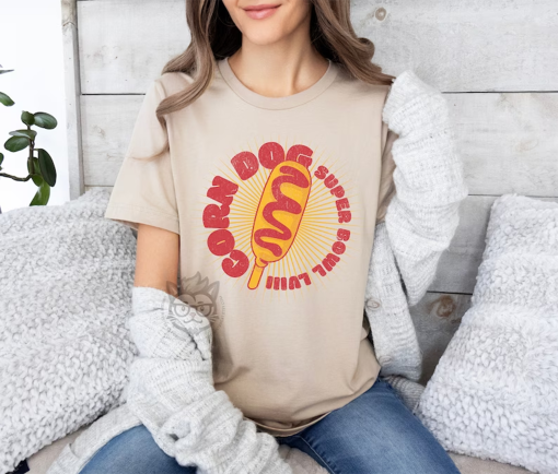 Kansas City Chiefs Super Bowl LVIII Corn Dog T-Shirt – Football Fan Gift, Football Kingdom Dynasty Champion Tee Shirt