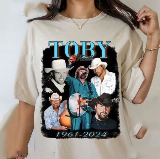 Toby Keith RIP 1961-2024 Country Music T-Shirt, Toby Keith Music Shirt, Memorial Shirt, Toby Keith Fan Gifts, Toby Keith Merch