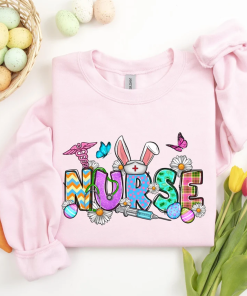 Easter Nurse Gift Shirt, Bunny Nurse Sweatshirt,…