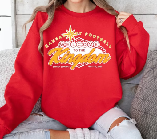 Welcome to Red Kingdom LVII, Welcome to Las Vegas, Las Vegas KC Shirts, Unisex Sweatshirt/T-Shirt