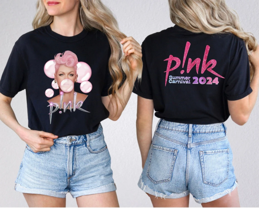 P!nk Pink Singer Summer Carnival 2024 Tour Shirt,Pink Fan Lovers Shirt,Music Tour 2024 Shirt,Trustfall Album Shirt,Concert 2024 P!nk shirt