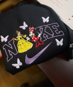 Mi/nn/ie and Be/l/le embroidered sweatshirt