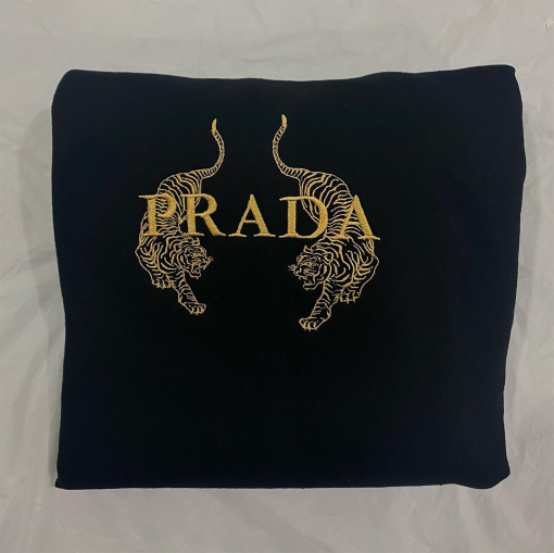 P.R.A.D.A Embroidered sweatshirt and Hoodie