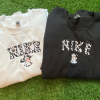 Personalized Adult Po/.oh and Friends Embroidered Sweatshirt, Customizable up to 10 Characters, Choice of Thread Color