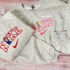 Ha/.ku and Ogino Chihiro Embroidered, Embroidered Sweatshirt,Valentine Day, Couple Matching, Anniversary Gift