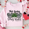 St Patricks Day Sweatshirt, Happy Go Lucky Shirt, Shamrock Shirt, St. Patty’s Shirt, Irish Shirt, Drinking Shirt, Saint Patricks Day Apparel