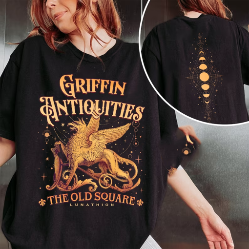 Griffin Antiquities Crescent City Comfort Colors Shirt, Lunathion Crescent City Shirt, Bryce Quinlan Merch, House Of Earth And Blood