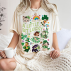 Comfort Colors® Shamrock St Patrick’s Day tee, Shamrock shirt, st patty’s day shirt, Lucky shirt, Trendy Oversized Vintage Shirt, Moss Green