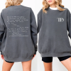 Tortured Poet Taylor Swift Sweatshirt Tortured Poets Department Sweatshirt Swiftie Gift