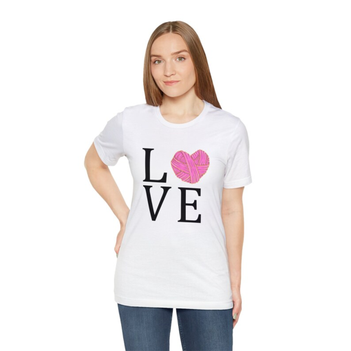 Love Knitting T-Shirt, Knitter TShirt, Knitting T Shirt, Knitting Tee, Shirt for Knitter, Knitting Pro Shirt, Heart Knitting