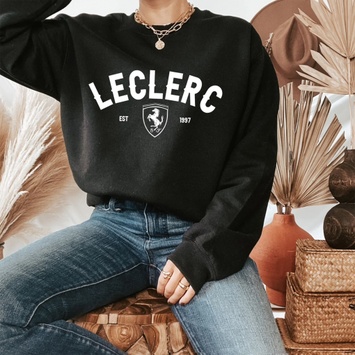 Charles Leclerc Formula One Sweatshirt, F1 Shirt, F1 Two Sides Shirt, Charles Leclerc Shirt, Charles Leclerc F1 Shirt, Charles Leclerc 16