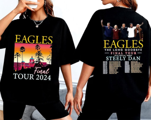 The Eagles 2024 Tour Shirt, Eagles Long Goodbye Tour 2024 Unisex Shirt, The Eagles Band, The Eagles 2024 Tour Shirt