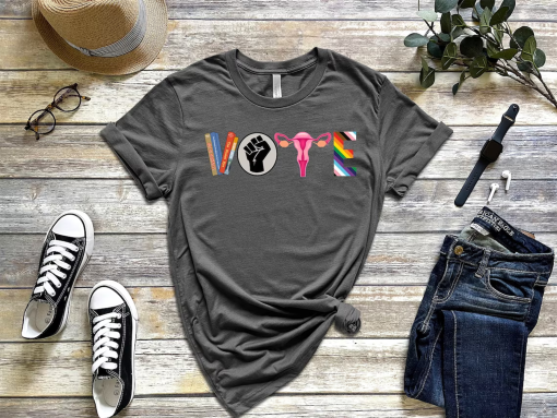 Vote Shirt, Banned Books Shirt, Reproductive Rights Tee, BLM Shirts, Political Activism Shirt, Pro Roe V Wade, Election Tshirts, LGBTQ Shirt