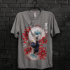 Anime Character Inspired Washed Vintage T Shirt