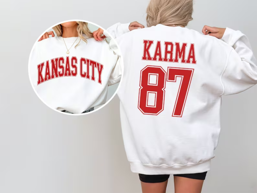 Karma Sweatshirt, Kansas City Sweatshirt, Karma Is the Guy, Sports Sweatshirt, Pullover Sweatshirt, Oversized Sweatshirt