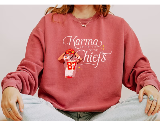 Kelce Karma is the Guy on the Chiefs Crewneck