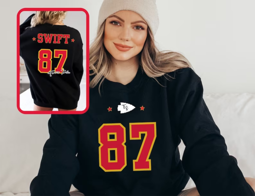 Travis Kelce Sweatshirt Kelce and Swift Halloween Costume Tailors Version Kansas City Chiefs Jersey KC Chiefs Swift Sweatshirt Swiftie