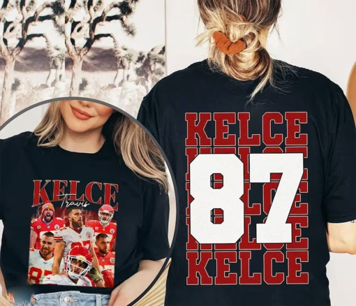 Travis Kelce Shirt Football KC Jersey Shirt In My Kelce Era Shirt Travis Kelce Football Tshirt Sweatshirt