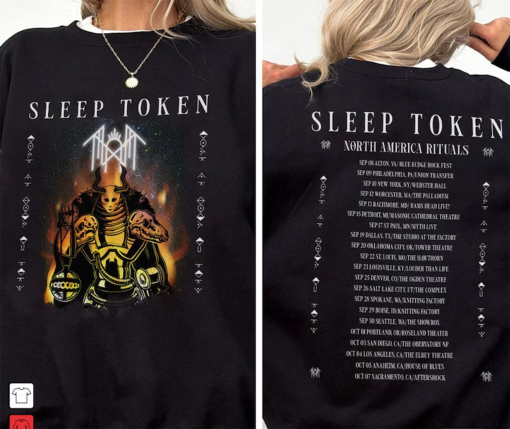 Vintage Styles Sleep Token Band Fan Hoodie, Sleep Token North America Tour 2024 T-Shirt, Sleep Token Tour Dates 2024 Sweatshirt