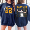 22 Caitlin Basketball Sweatshirt, American Basketball Sweatshirt, Clark 22 Basketball Shirt, Caitlin The Eras Tour Shirt