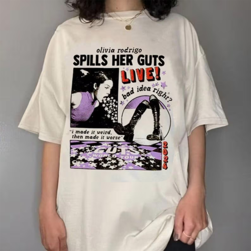 Olivia Rodrigo Guts Tour 2024 Shirt, The Guts World Tour 2024 Shirt, Olivia Rodrigo Shirt, Olivia Rodrigo Shirt, 2024 Music Shirt