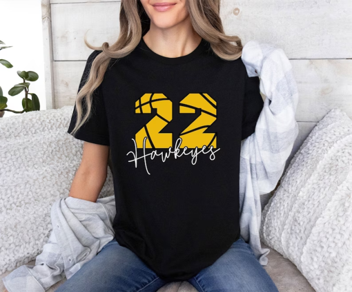 Caitlin Clark Shirt | Iowa Hawkeyes Womens Basketball Shirt | #22 Hawkeyes