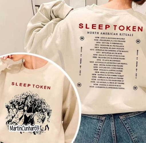 Limited Sleep Token North America Rock Tour 2024 Shirt