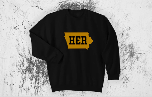 Her Iowa Hoodie, Her Iowa Sweatshirt, Clark Iowa Sweatshirt, Clark Iowa Hoodie, Iowa Basketball, Iowa Fan