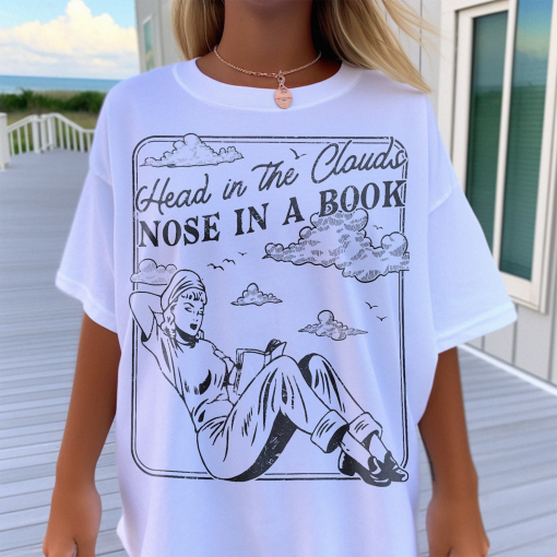 Book Lover Comfort Colors Shirt | Bookish Shirt Gift For Her, Romance Reader, Book Worm, Romantasy Book Addict, Vintage Bookish Art Simple