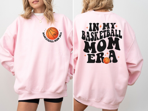 Custom Basketball Mom Sweatshirt, Personalized Basketball Shirt, Game Day Basketball Hoodie, Number Basketball Sweatshirt,Basketball Mom Tee