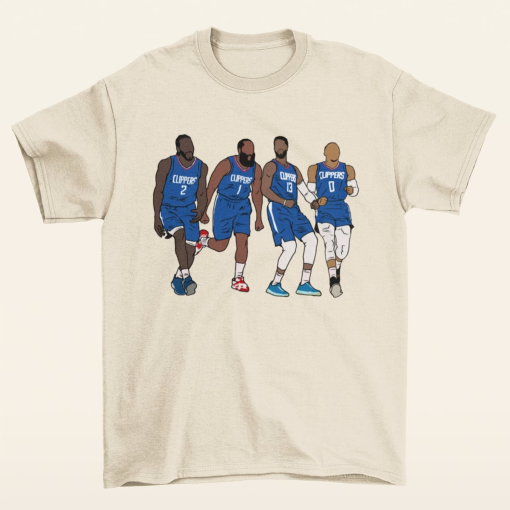 Kawhi, Harden, PG & Russ T-Shirt