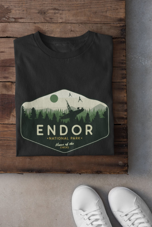 Star Wars T Shirt, Endor National Park T-Shirt, Men’s & Women’s Shirt, Star Wars Shirt, Endor Forest T-Shirt, Unisex, Ewok, Star War Gift