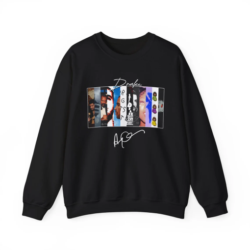 Drake Albums Inspired – Unisex Heavy Blend™ Crewneck Sweatshirt Classic Cotton Fabric Menswear Fashion Hoodie Polyester