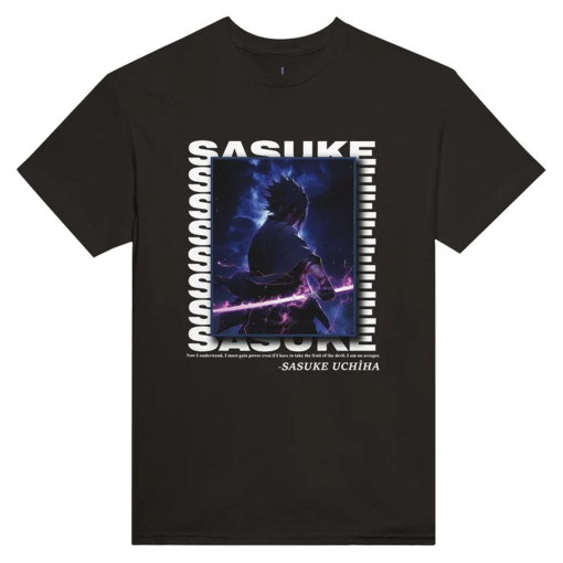 Heavyweight Unisex Crewneck T-shirt – Sasuke Uchiha T-shirt