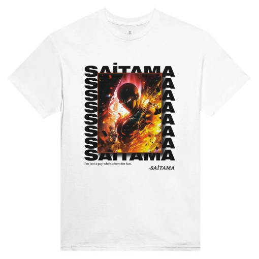 Heavyweight Unisex Crewneck T-shirt – Saitama T-shirt