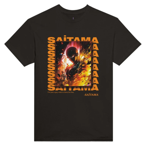 Heavyweight Unisex Crewneck T-shirt – Saitama T-shirt