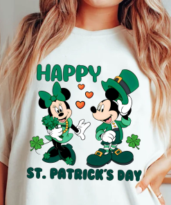 Mickey And Mouse Happy St Patrick’s Day…