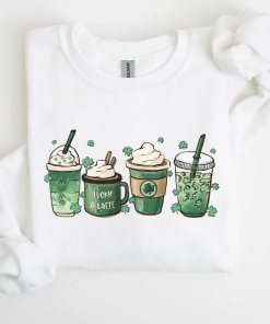 St Patrick’s Day Coffee Drinks Sweatshirt