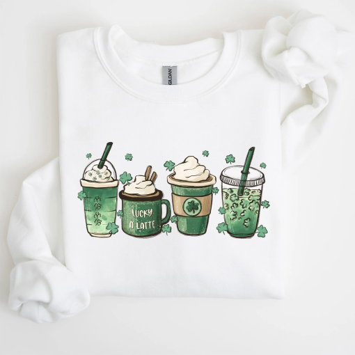 St Patrick’s Day Coffee Drinks Sweatshirt