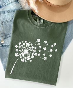 Dandelion, St Patrick’s Day, Shamrocks Comfort Colors…