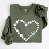 Polka Dot Shamrock, St Patrick’s Day Sweatshirt