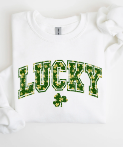 Lucky, Glitter Shamrock, Vintage St Patrick’s Day…