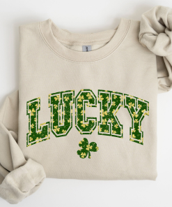 Lucky, Glitter Shamrock, Vintage St Patrick’s Day…